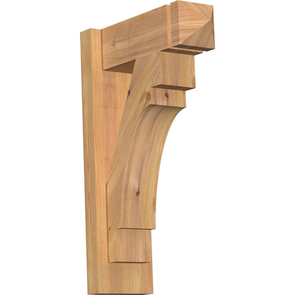 Ekena Millwork Merced Arts & Crafts Smooth Outlooker, Western Red Cedar, 5 1/2"W x 14"D x 22"H OUT06X14X22MRC03SWR - main